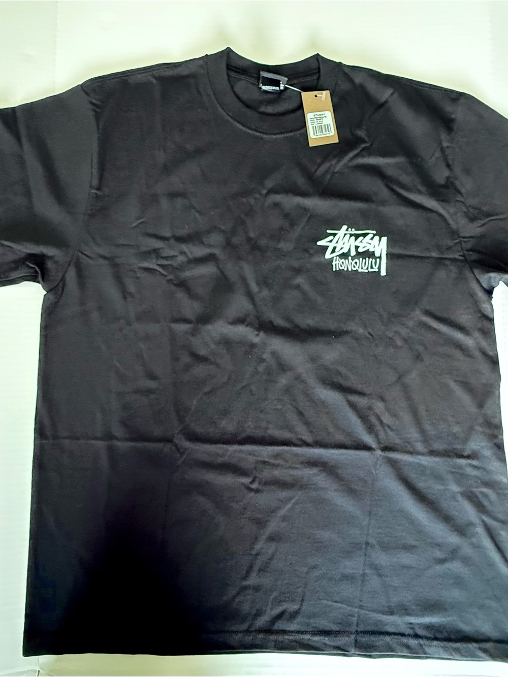 STUSSY Honolulu Black T-Shirt - NWT